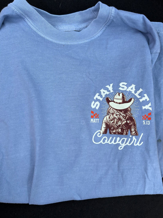 Stay Salty Cowgirl Tee