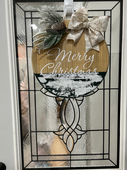Green Merry Christmas Sign
